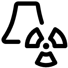 Nuclear Energy Plant Icon from Ultimate Regular Set