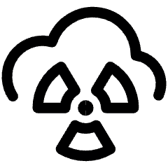 Nuclear Hazard Icon from Ultimate Regular Set