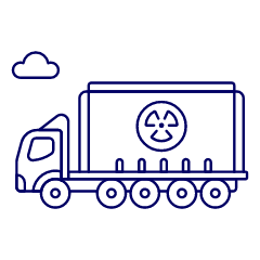 Nuclear Truck Illustration from UX Line Set