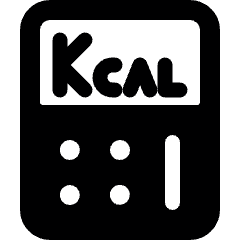 Calories Kilocalorie Calculator Icon from Ultimate Bold Set