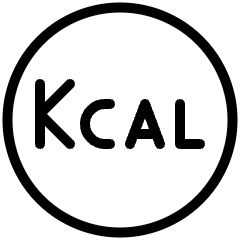 Calories Kilocalorie Circle Icon from Ultimate Light Set