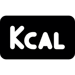 Calories Kilocalorie Rectangle Icon from Ultimate Bold Set