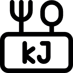 Calories Kilojoule Diet Icon from Ultimate Regular Set