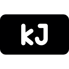 Calories Kilojoule Rectangle Icon from Ultimate Bold Set