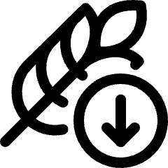 Protein Gluten Wheat Decrease Icon from Ultimate Regular Set