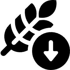 Protein Gluten Wheat Decrease Icon from Ultimate Bold Set