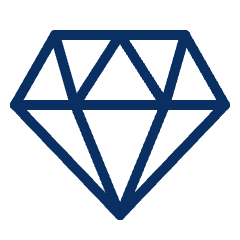 Diamond Icon from Cyber Line Set
