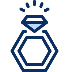 Diamond Ring Icon from Cyber Duotone Set