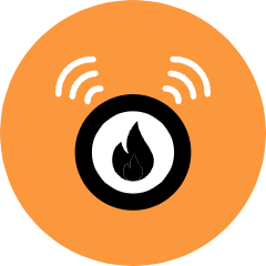 Fire Alarm Icon from Kameleon Pop Set
