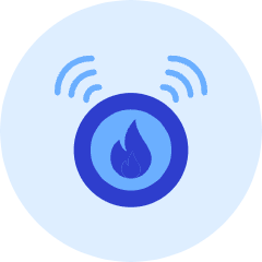 Fire Alarm Icon from Kameleon Duo Set