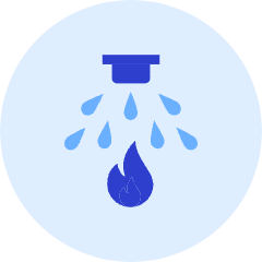 Fire Sprinkler Icon from Kameleon Duo Set