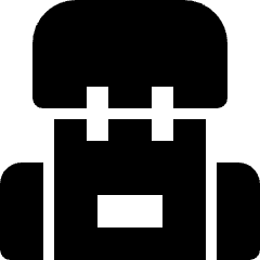 Object Backpack Icon from Nova Solid Set