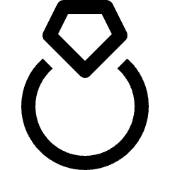Object Diamond Ring Icon from Nova Line Set
