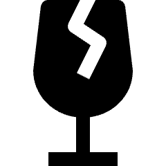 Object Glass Broken Icon from Nova Solid Set