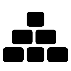 Object Gold Stack Brick Icon from Nova Solid Set