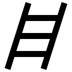 Object Ladder Icon from Nova Line Set