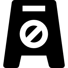 Object Restrict Area Icon from Nova Solid Set