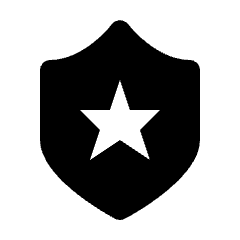 Object Shield Star Icon from Nova Solid Set