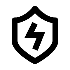 Object Shield Thunder Icon from Nova Line Set