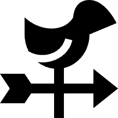 Object Wind Direction Indicator Icon from Nova Solid Set