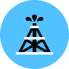 Oil Rig Icon from Kameleon Pop Set