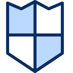 Shield 1 Icon from Cyber Duotone Set