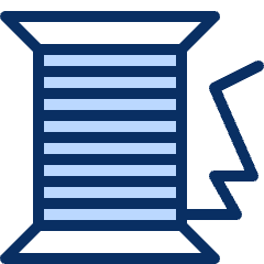 Thread Roll Icon from Cyber Duotone Set