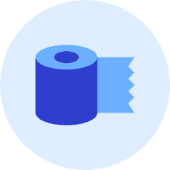 Toilet Paper Icon from Kameleon Duo Set