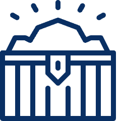 Treasure Chest Open Icon from Cyber Line Set