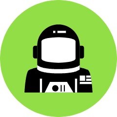 Astronaut Icon from Kameleon Pop Set
