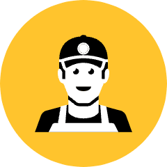 Barista Man Icon from Kameleon Pop Set