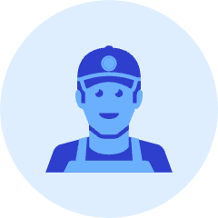 Barista Man Icon from Kameleon Duo Set