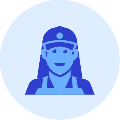 Barista Woman Icon from Kameleon Duo Set