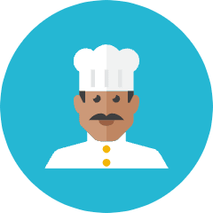 Chef 2 Icon from Kameleon Colors Set
