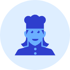 Chef Woman Icon from Kameleon Duo Set