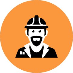 Construction Worker 2 Icon from Kameleon Pop Set