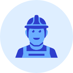Construction Worker 3 Icon from Kameleon Duo Set