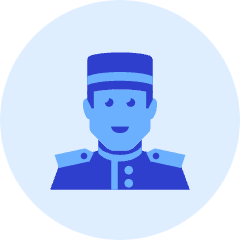 Hotel Employee Icon from Kameleon Duo Set