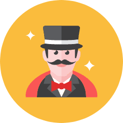 Magician Icon from Kameleon Colors Set