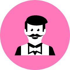 Waiter Icon from Kameleon Pop Set