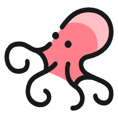 Octopus 1 Icon from Ultimate Colors Set