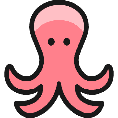 Octopus Icon from Ultimate Colors Set