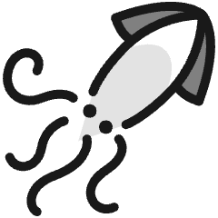 Squid Icon from Ultimate Colors Set