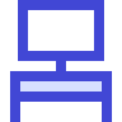 Workspace Desk Icon from Sharp Duo Set