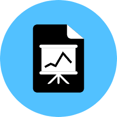 Chart File Icon from Kameleon Pop Set
