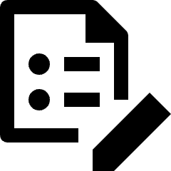 Document List Edit Icon from Nova Line Set