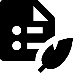Document List Quill Icon from Nova Solid Set
