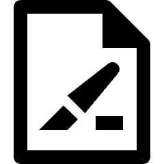 File Art Craft Blueprint Icon from Nova Line Set