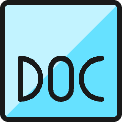 File Doc 1 Icon from Ultimate Colors Set