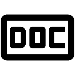 File Doc 1 Icon from Nova Line Icons Set